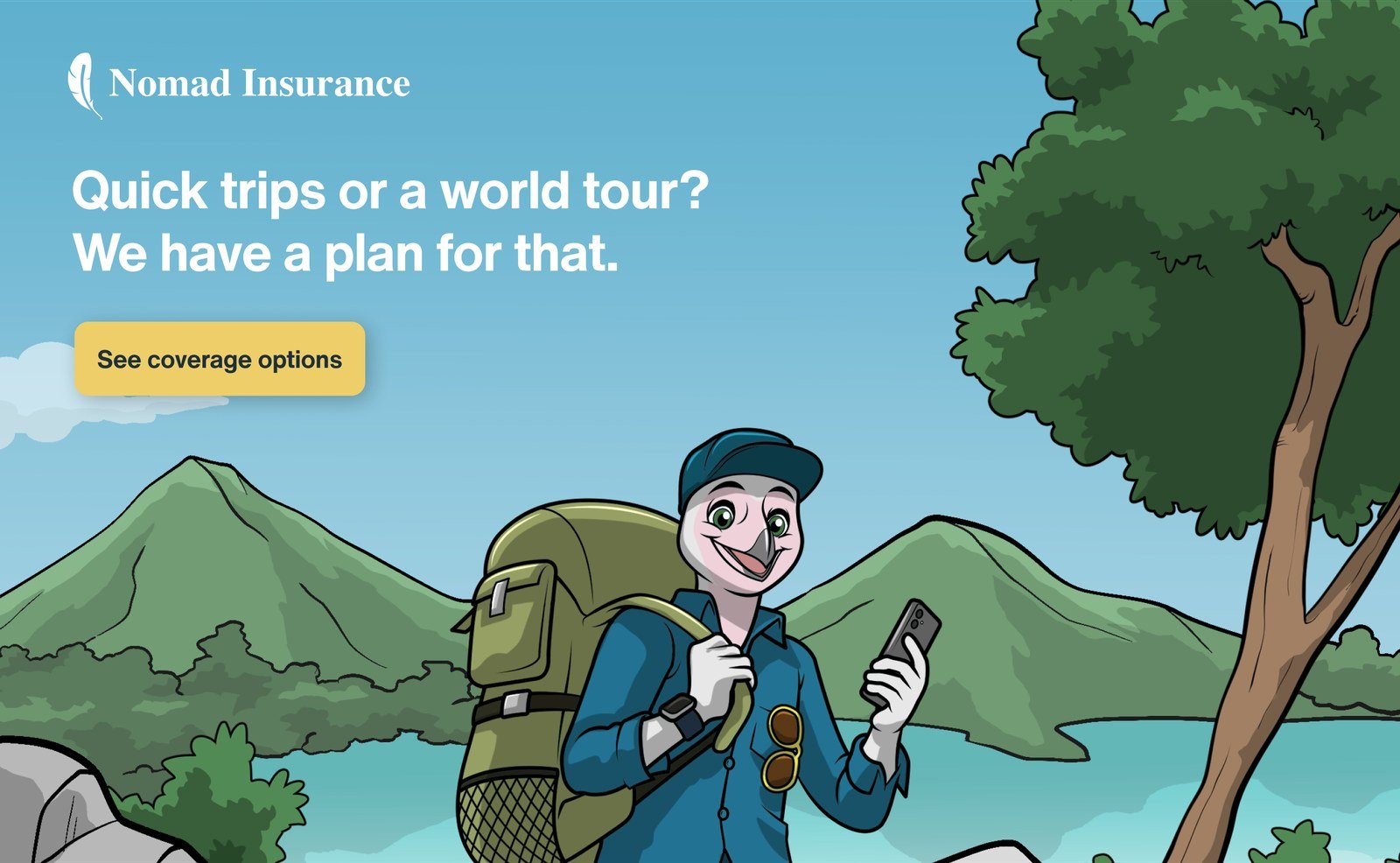 SafetyWing Nomad Insurance for quick trips or a world tour