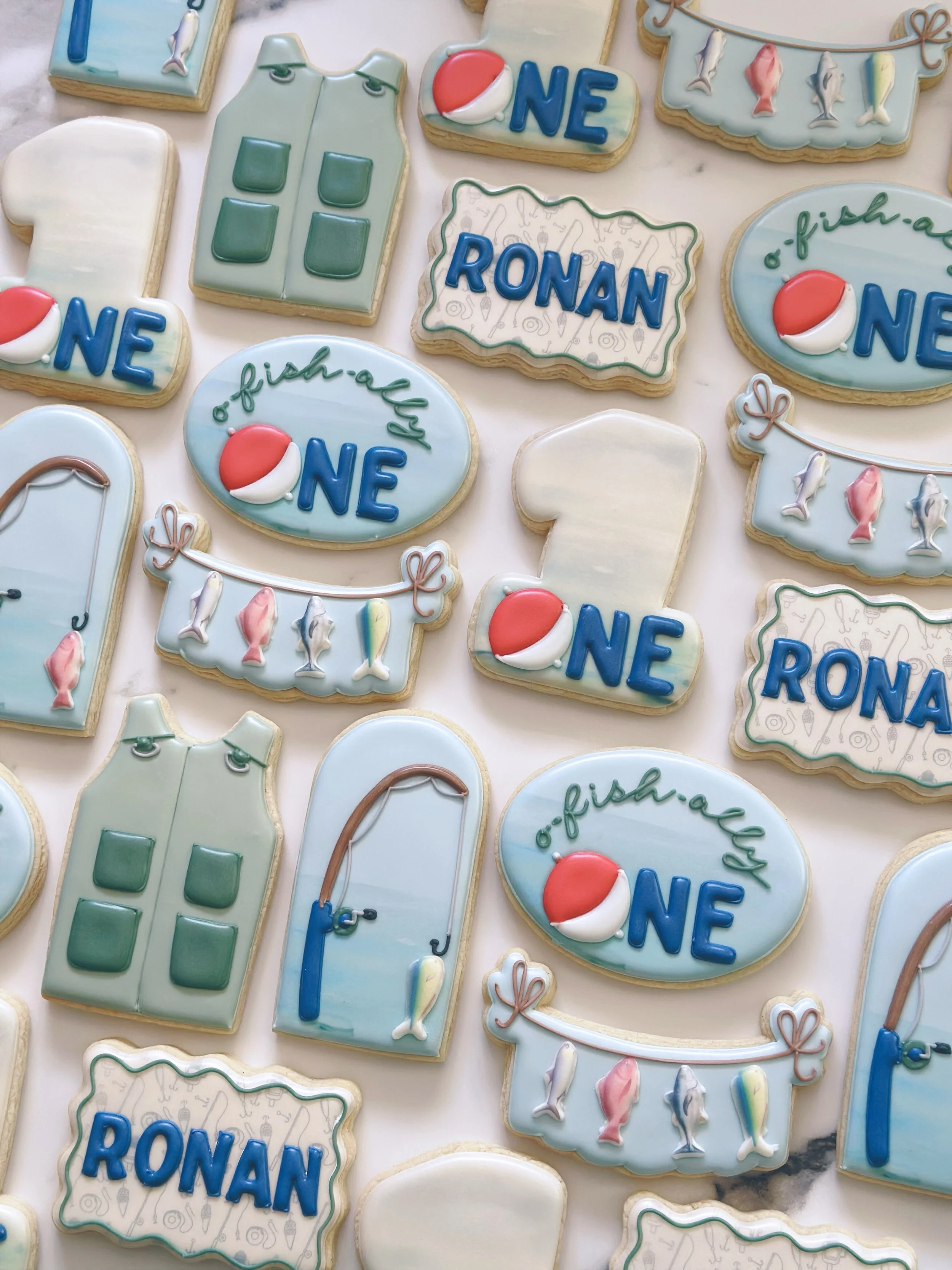 O-fish-ally ONE 🎣

#fishingcookies #ofishallyonecookies #firstbirthdaycookies #1stbirthdaycookies #decoratedcookies