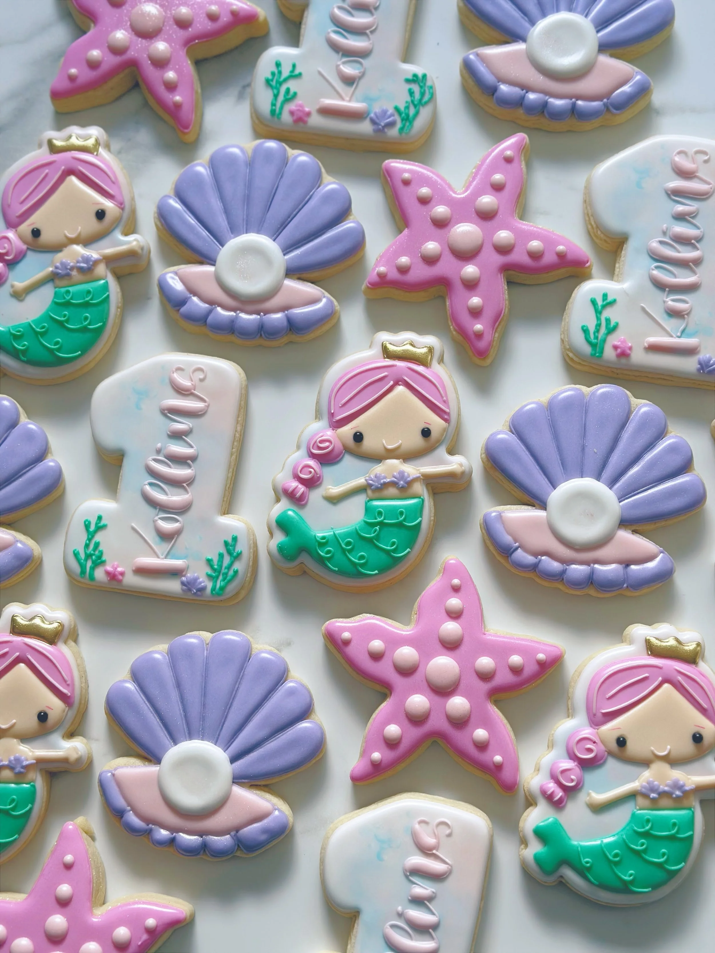 Hey, do you want to play mermaids?? 🧜&zwj;♀️🐚

#mermaidcookies #mermaidbirthday #undertheseacookies #firstbirthdaycookies #sugarcookies