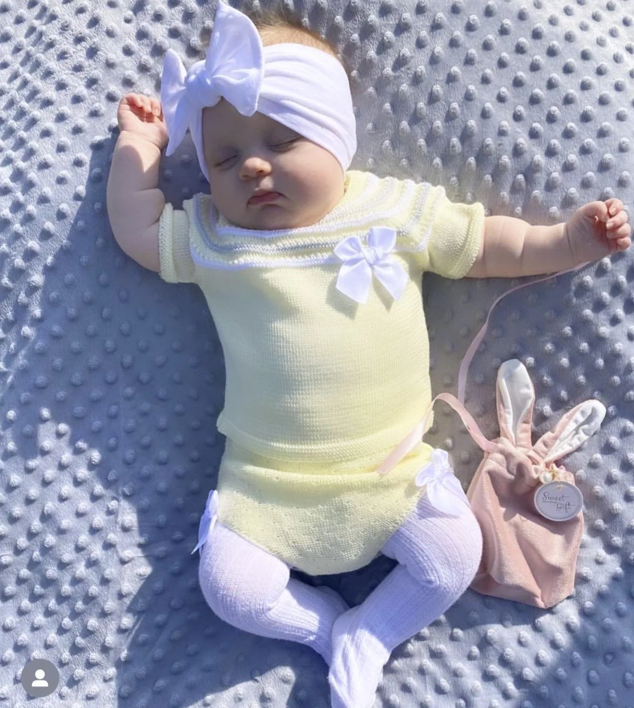 Masie Triple Bow Romper Set