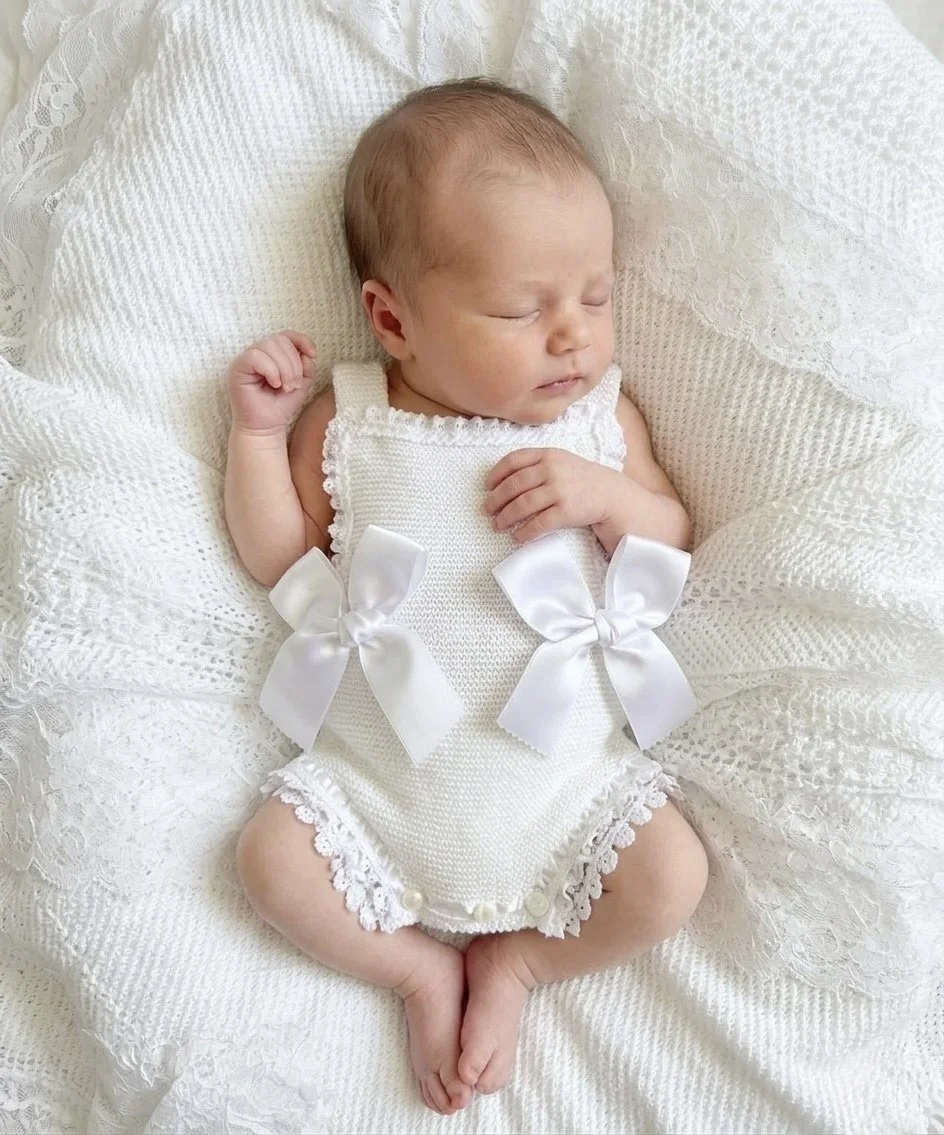 Luxury Pure White Romper