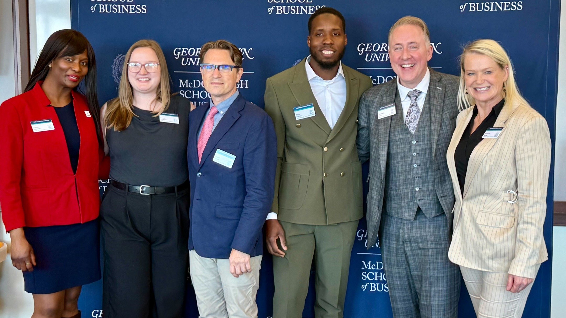 Today, LINK Associate Tariq Gaston and LINK President @dcmichaela took the stage at @georgetownmcdonough's annual Second Chance Forum, co-hosted by the Second Chance Business Coalition.

They led a powerful panel titled "Reentry Reimagined,&quot