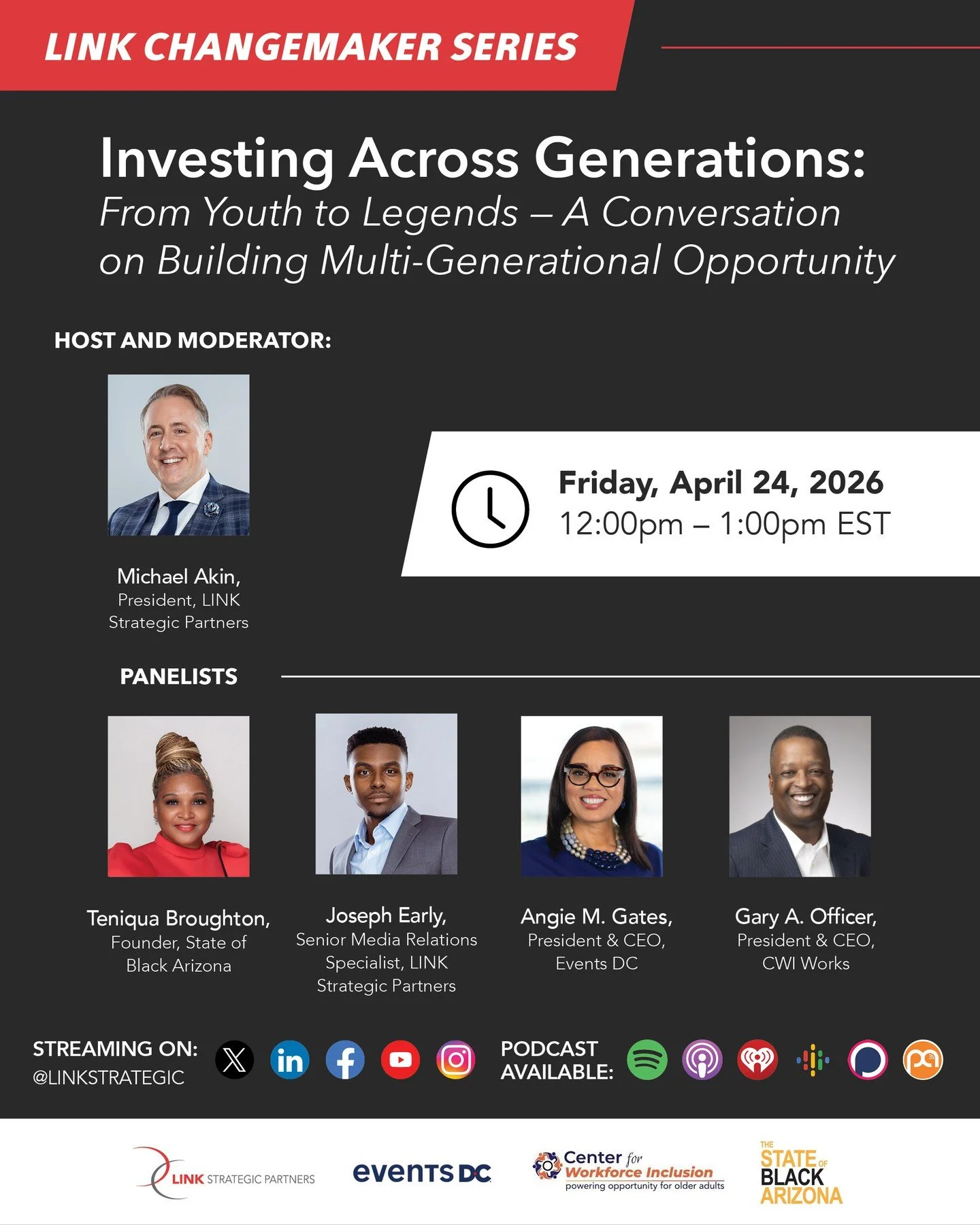 Strong communities don't happen by chance &ndash; they're built through collaboration, investment, and shared vision. 

On a livestream this week, our very own @dcmichaela will host a #LINKChangemaker event from San Juan, Puerto Rico with Teniqua Bro