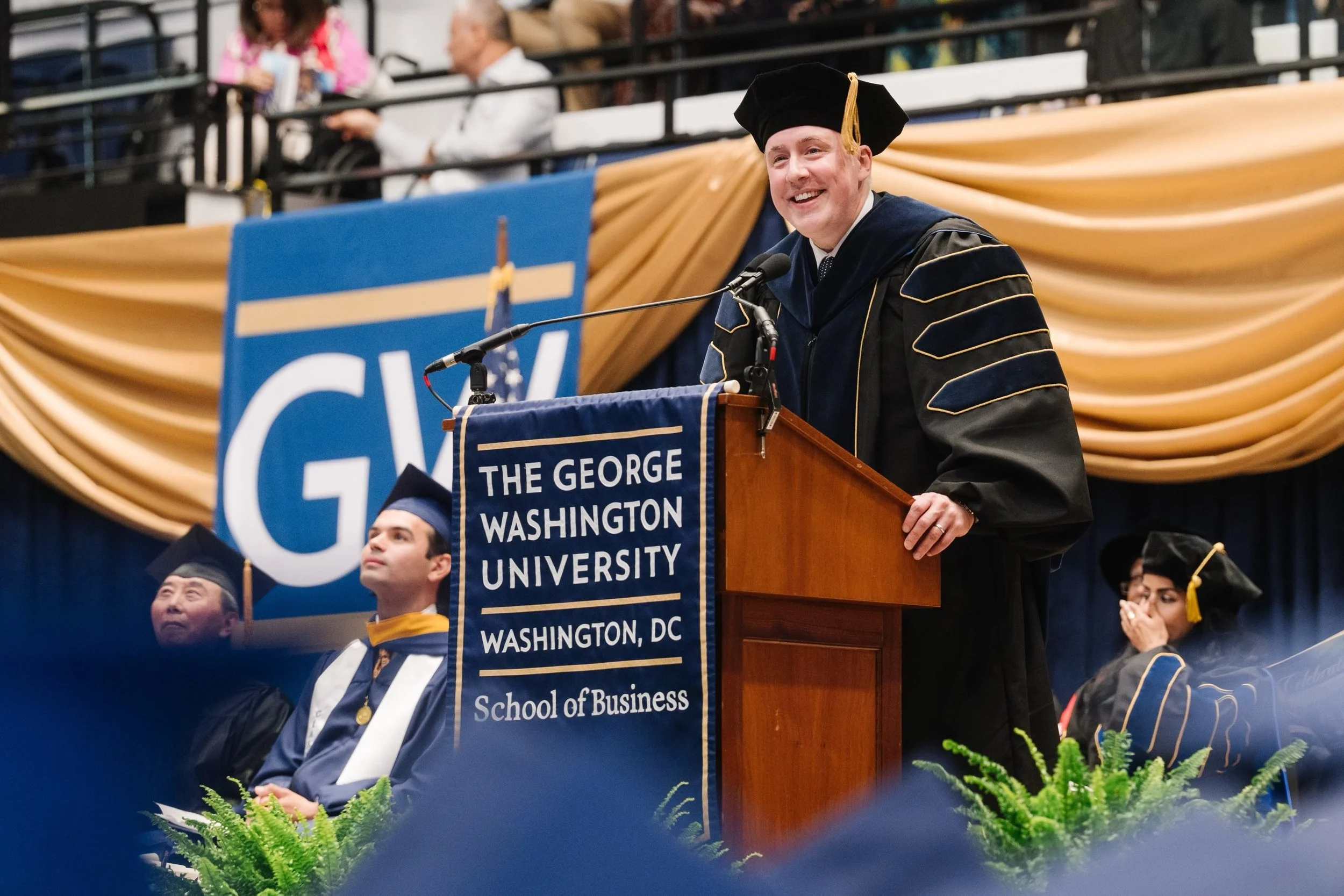 Two weeks ago, our president @dcmichaela delivered the commencement address to the @gwsbusiness. But this isn&rsquo;t just an ICYMI post. Our team has been reflecting on his address &mdash; and the story that led to it. 

As a student, @gwuniversity 