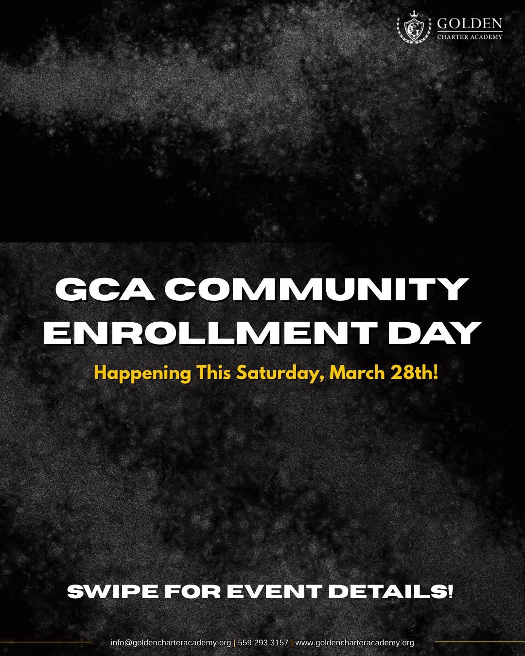 GCA Community Enrollment Day is happening this Saturday, March 28! 🎉 

Join us from 10:00 AM to 11:30 AM at 452 N Pacific Ave to get the latest updates on our new campus, upcoming facility move, and what&rsquo;s ahead for our scholars! 

We&rsquo;ll