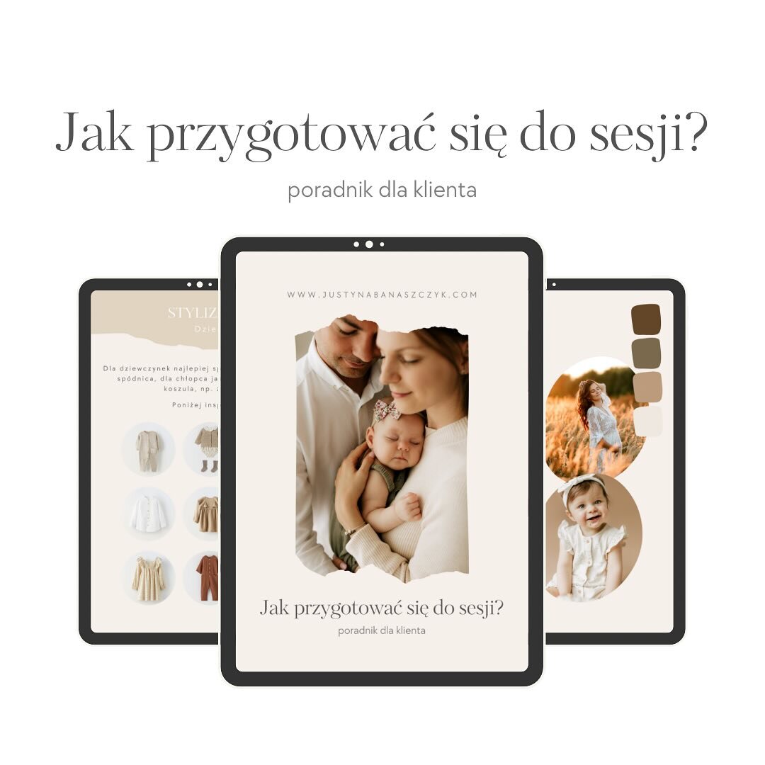 Tak często słyszę to pytanie od Was:
&bdquo;Jak przygotować się do sesji?&rdquo; 🤔

⬇️⬇️⬇️

Nie musisz się dłużej zastanawiać! Wystarczy tylko, że zarezerwujesz sesję, a otrzymasz ode mnie specjalny poradnik, w kt&oacute;rym: 

✔️ zdradzę Ci jak pra