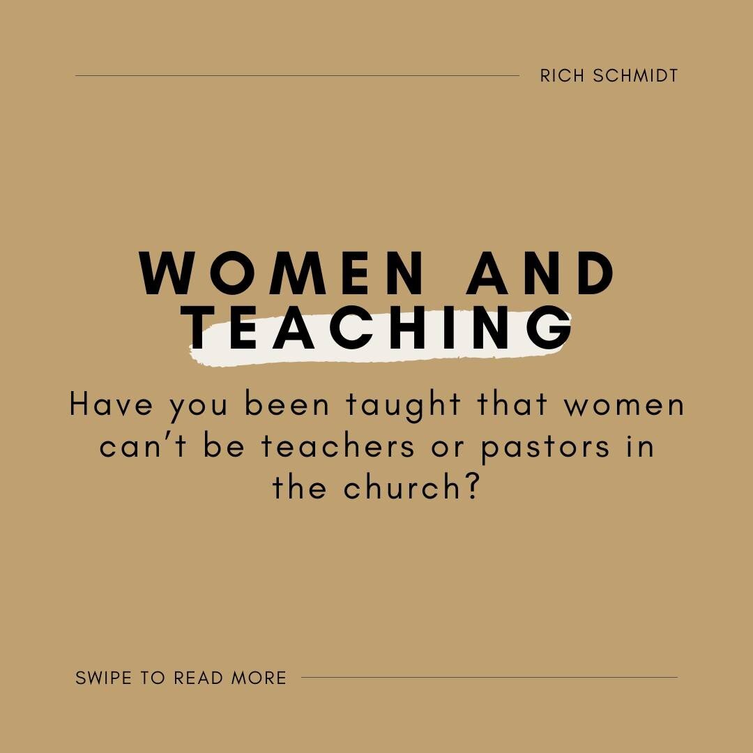 What does the Bible say about women teaching in the Church? Swipe to read more!