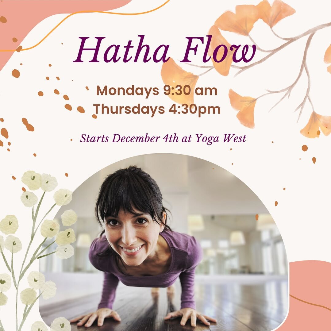 As you may have seen earlier this week, I&rsquo;ve joined the brand new studio @yogawest_napa , which will be located in Downtown Napa! Starting December 4th, I&rsquo;ll be teaching two (2) 75-Hatha Flow classes every week; Mondays at 9:30am and Thur
