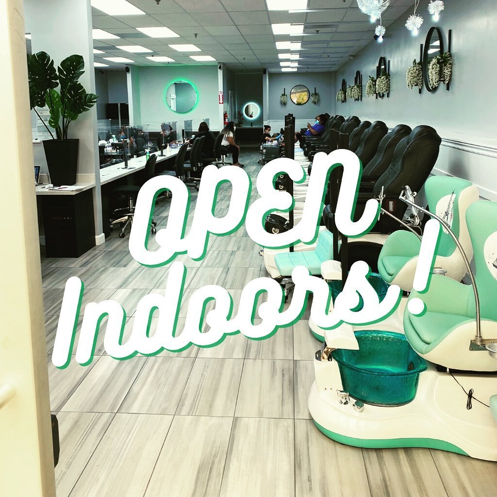 We are officially open for indoor services! Proper distancing and masks are required. Call for your appointment today!