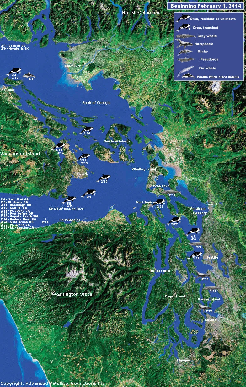 Map © 2004 used with permission by  Advanced Satellite Productions, Inc.