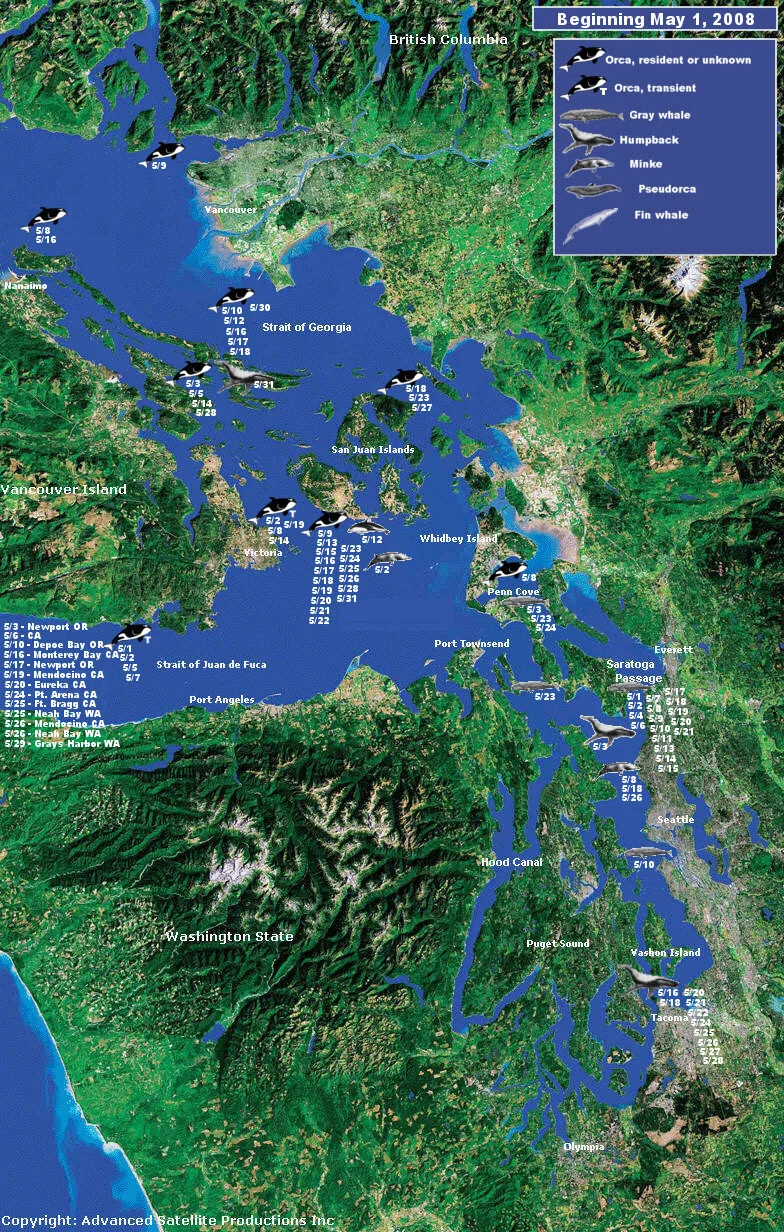 Map © 2004 used with permission by  Advanced Satellite Productions, Inc.
