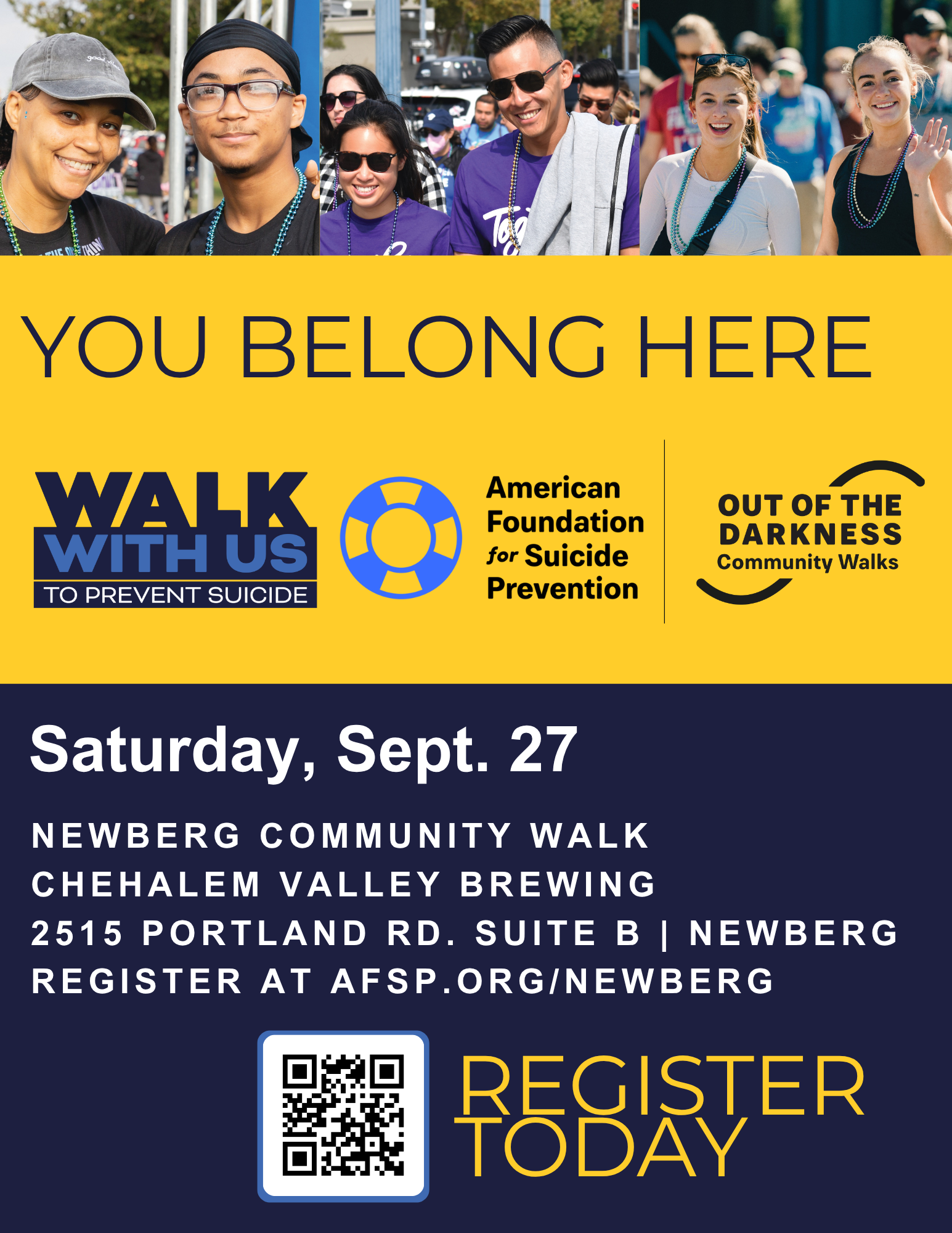 American Foundation of Suicide Prevention Walk