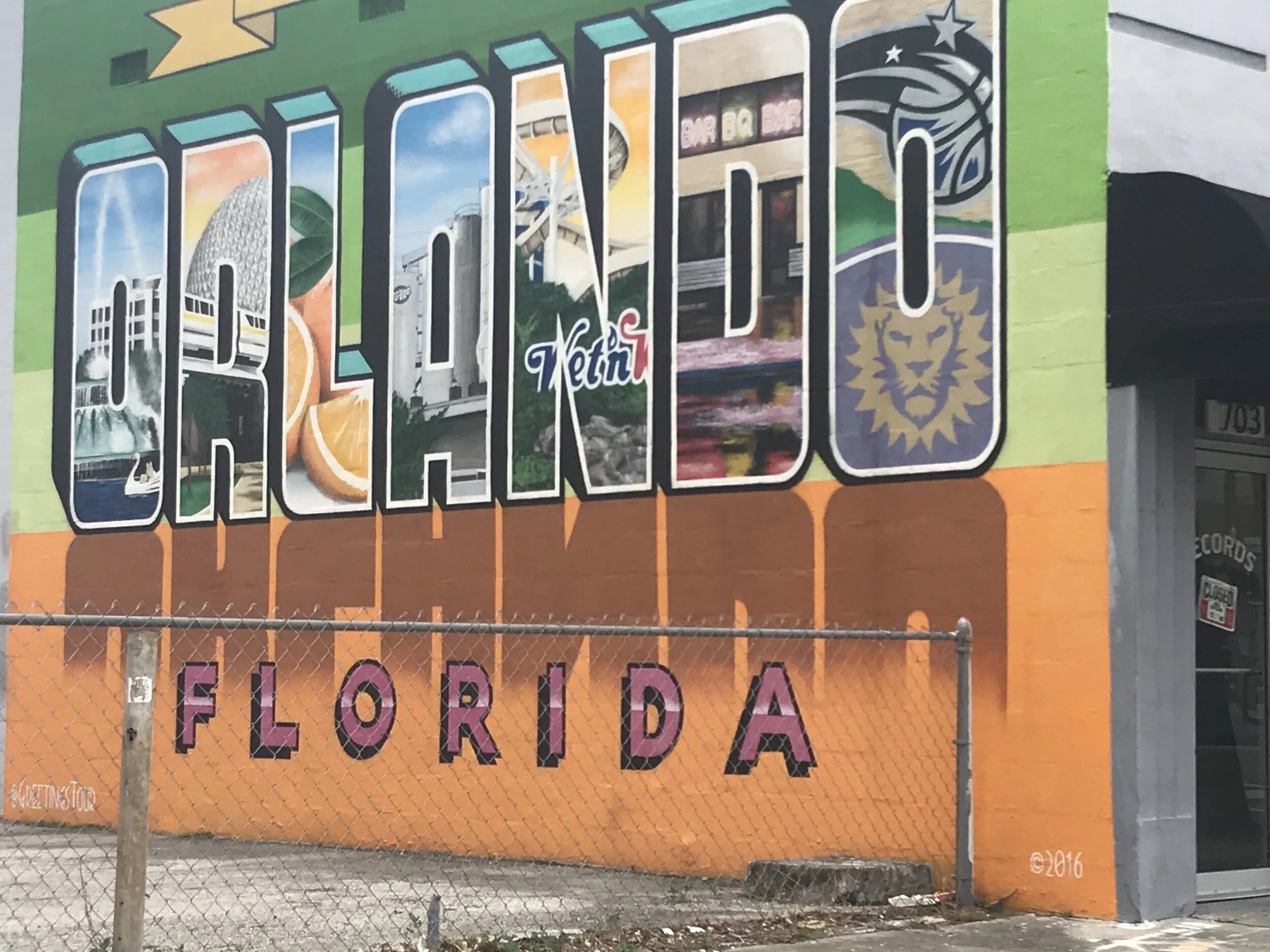 Corner of Orange and Colonial