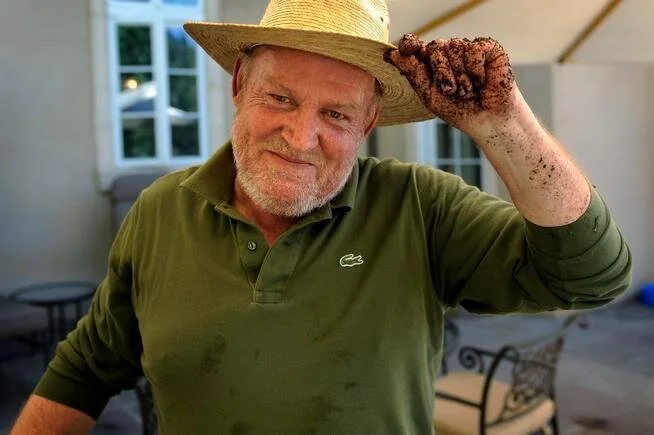 Joe loved to grow veggies.