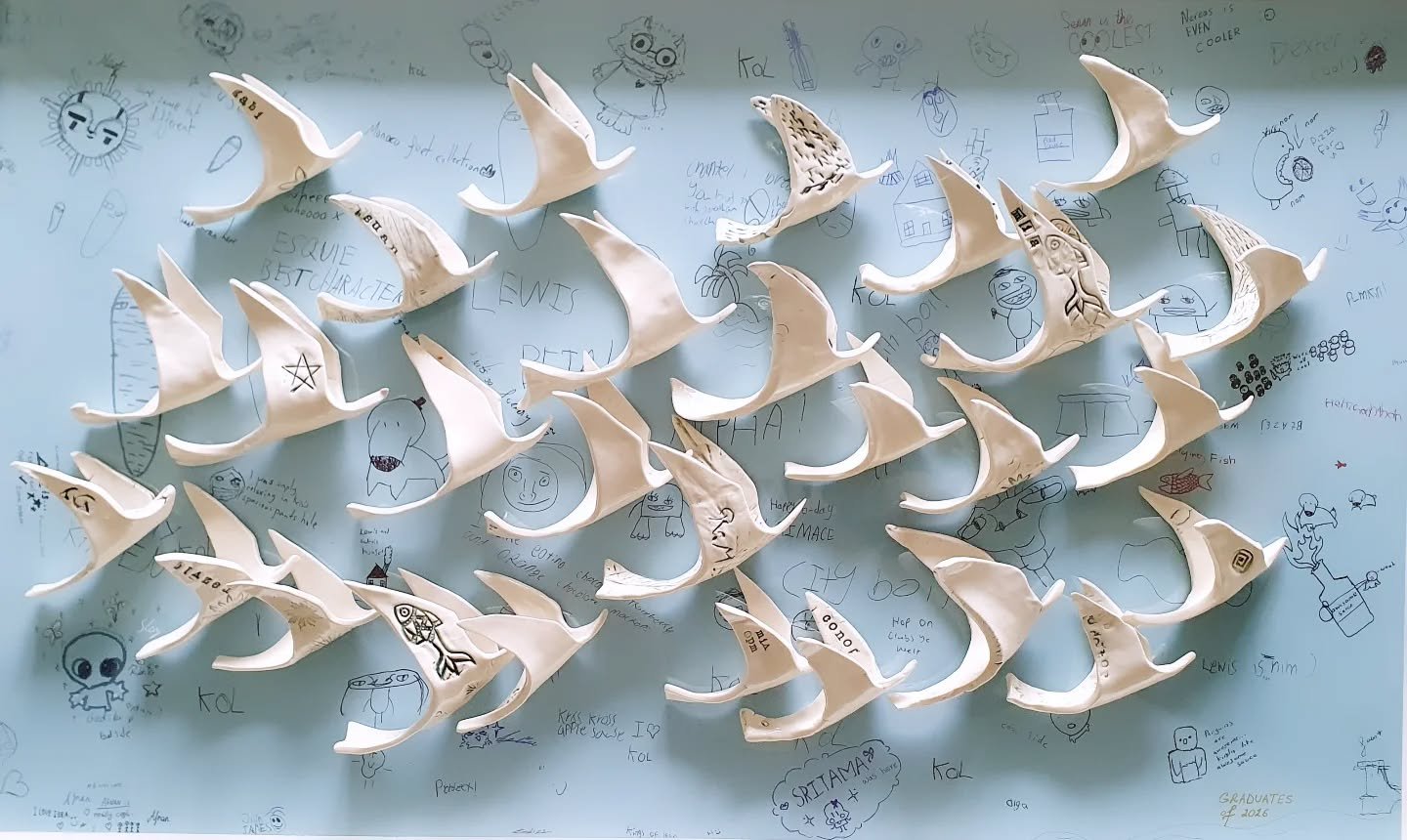 What a wonderful way to close the work week.

Today I delivered a very special piece to Knocknacarra Educate Together NS &mdash; created by the incredible 6th class students as a goodbye gift to the school they&rsquo;ve called home for the past 8 yea