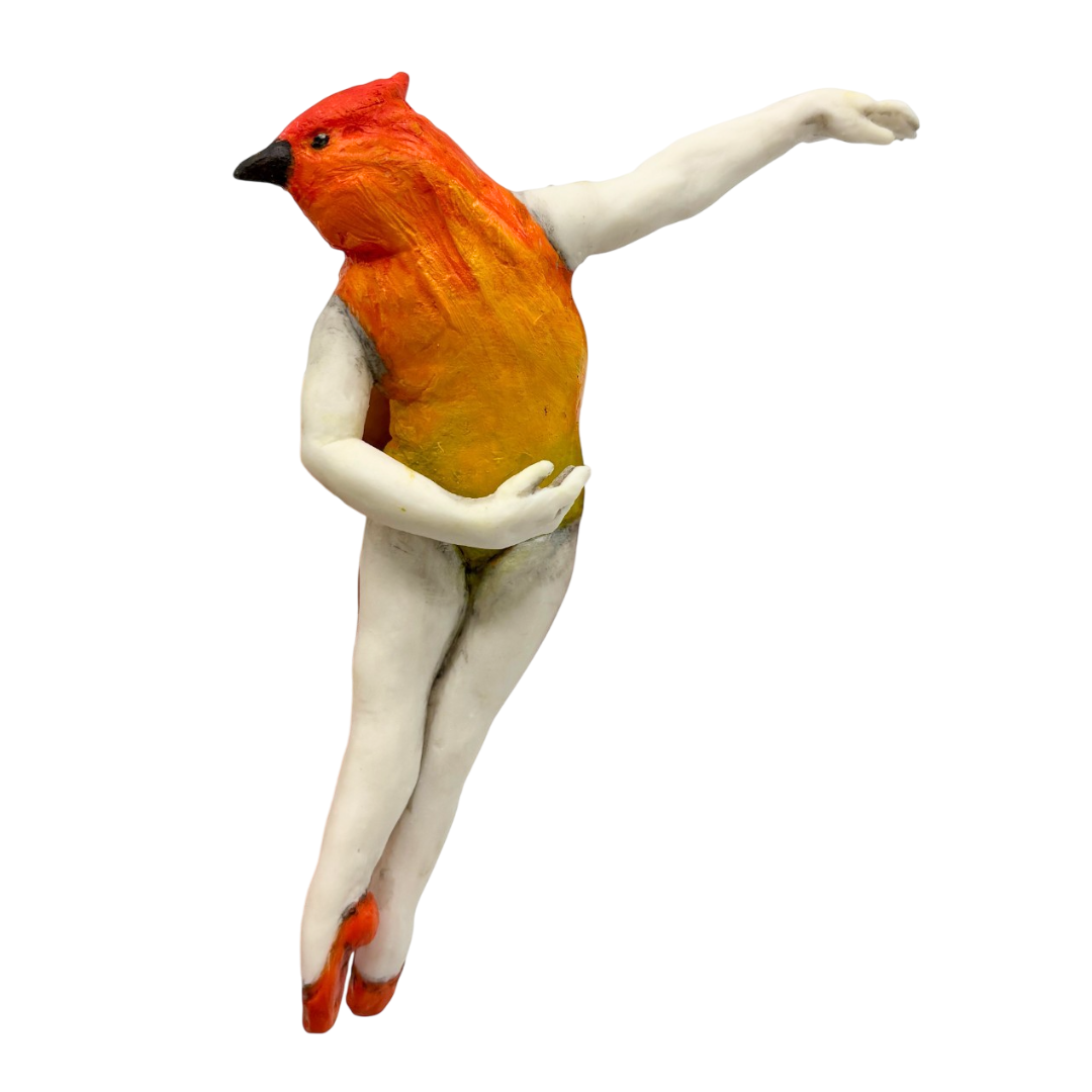 Margaret Keelan - Orange Ballerina Bird #5