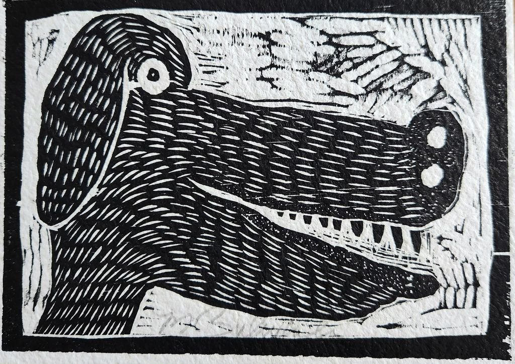 Mark Bulwinkle - Dog in Black and White