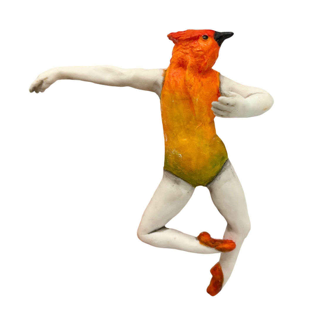 Margaret Keelan - Orange Ballerina Bird #4