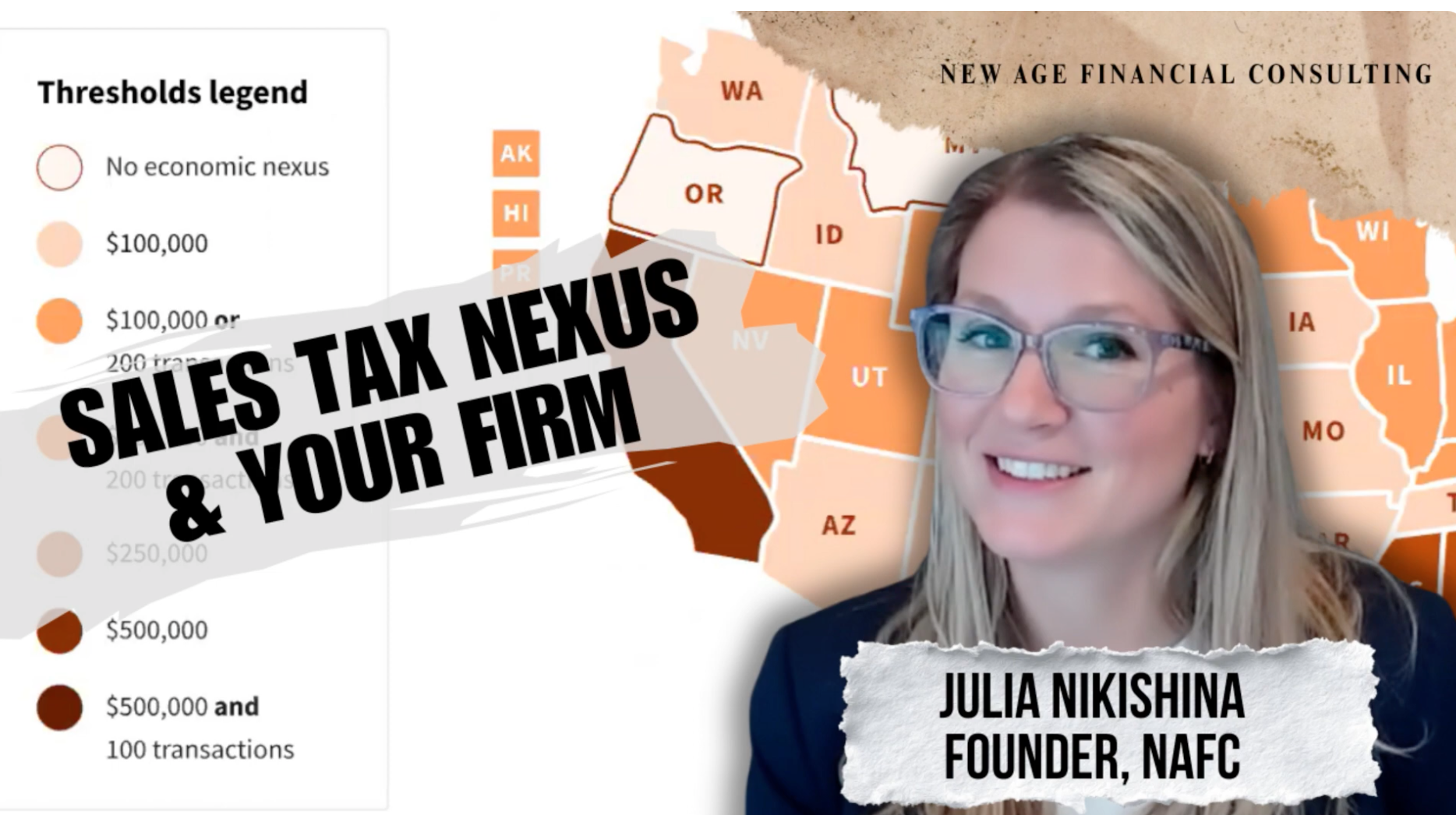Sales Tax Nexus and Your Firm
