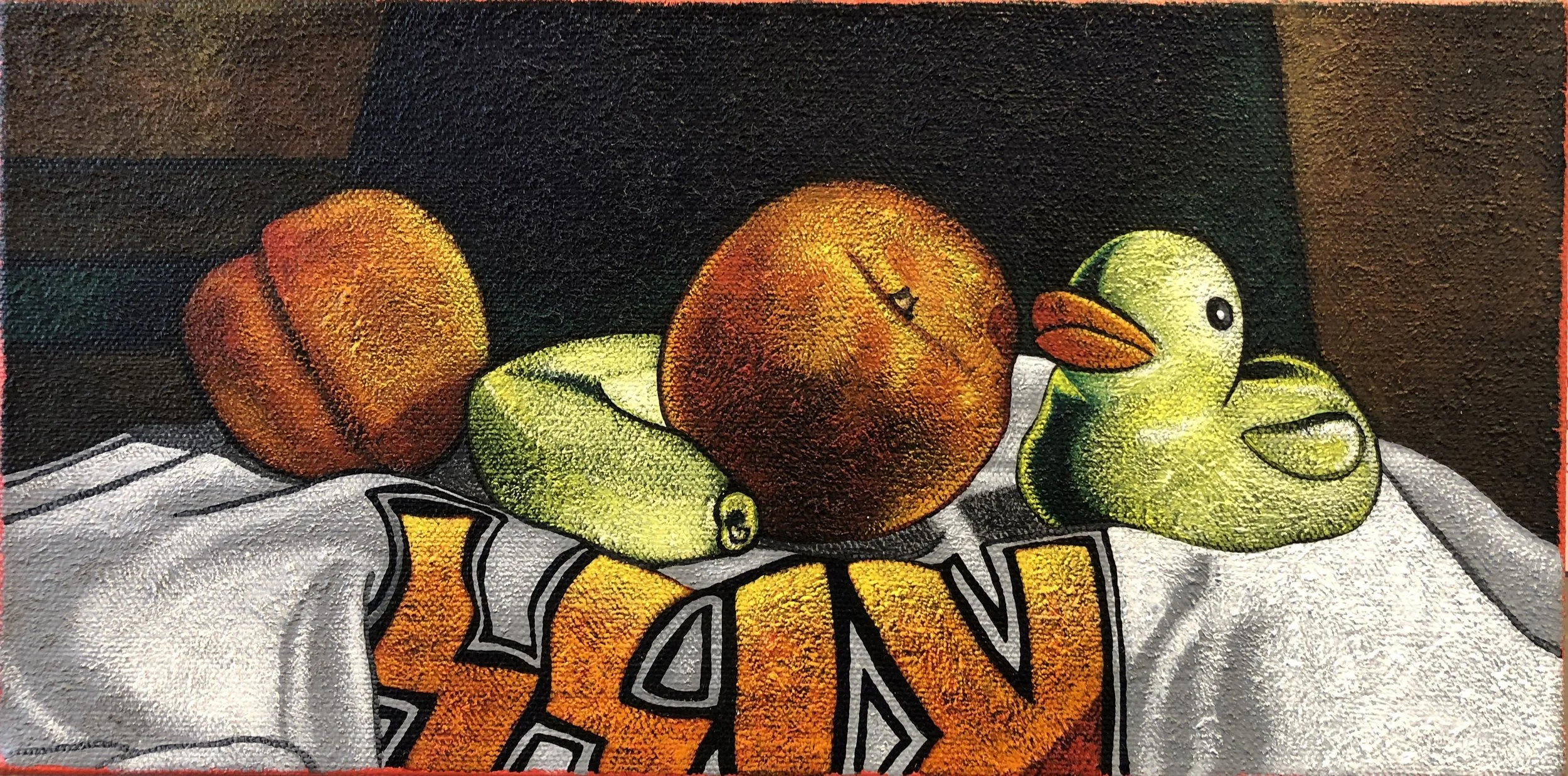 2024-06 Mike Capp - Peach, Banana, Peach, Duck, KISS.jpg