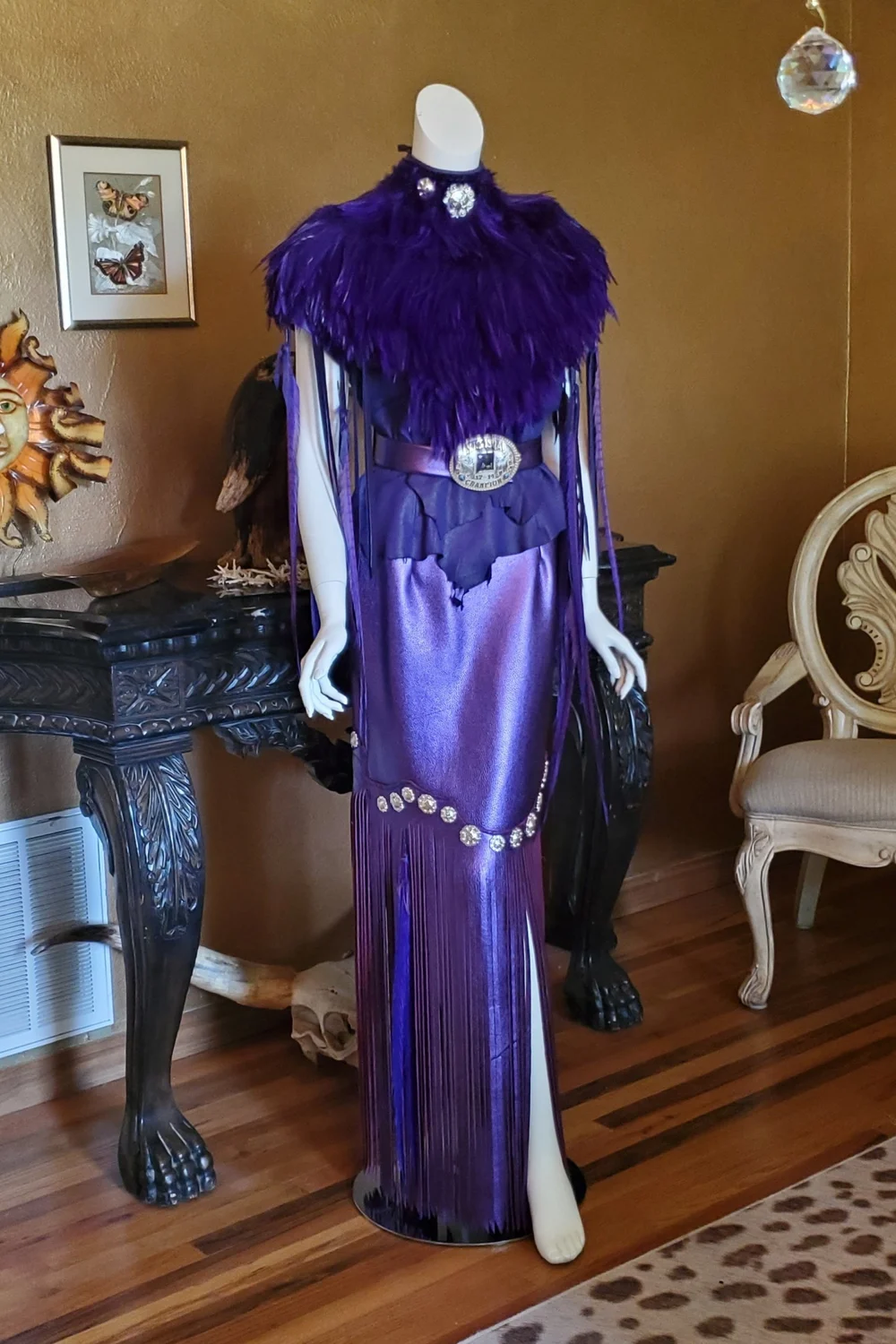 PASSIONISTA TOP & SKIRT  J. Ewing Designs Custom Leather Rodeo Queen  Dresses