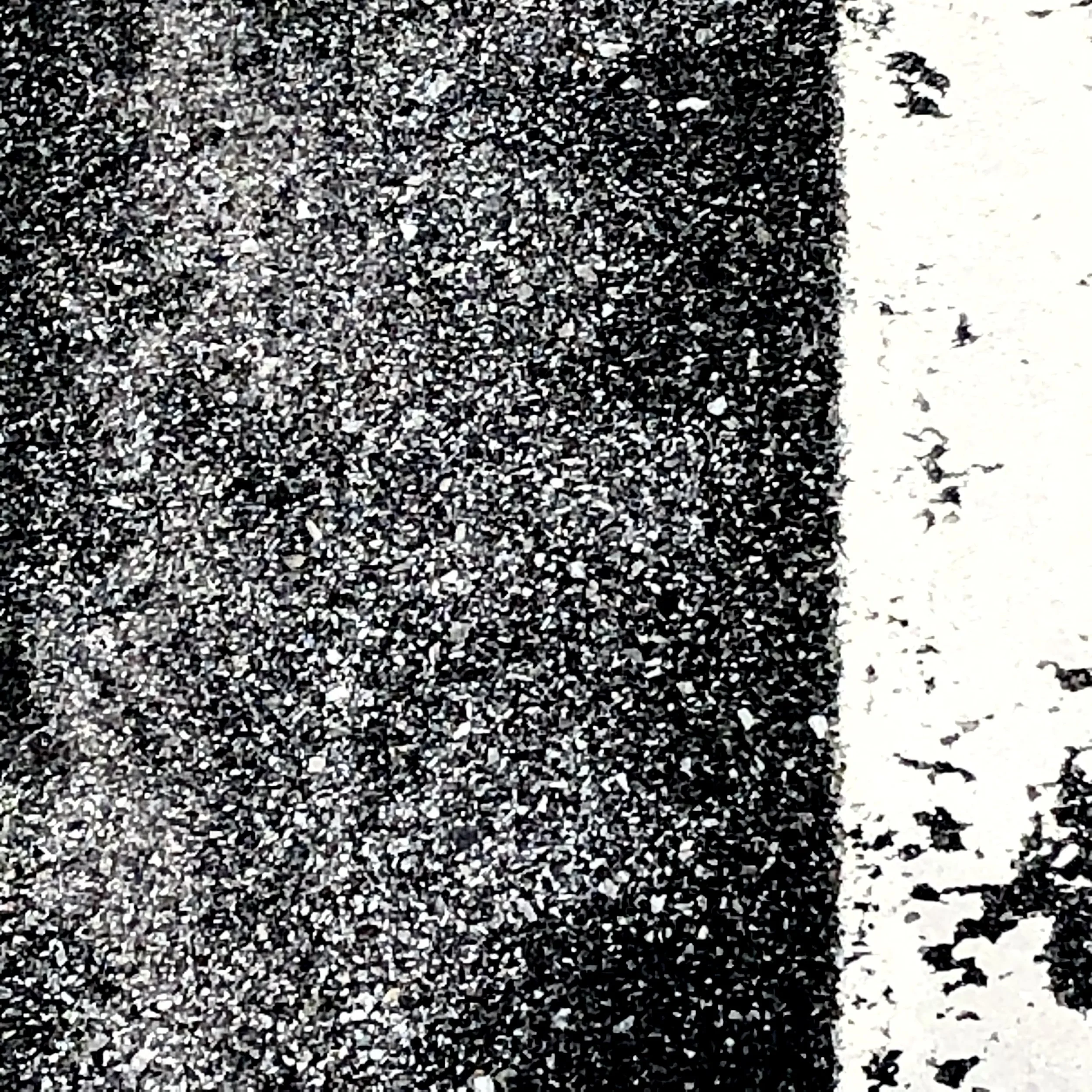I could probably do a whole "Stations of the Cross" series, like the one Barnett Newman did, using road paint. 