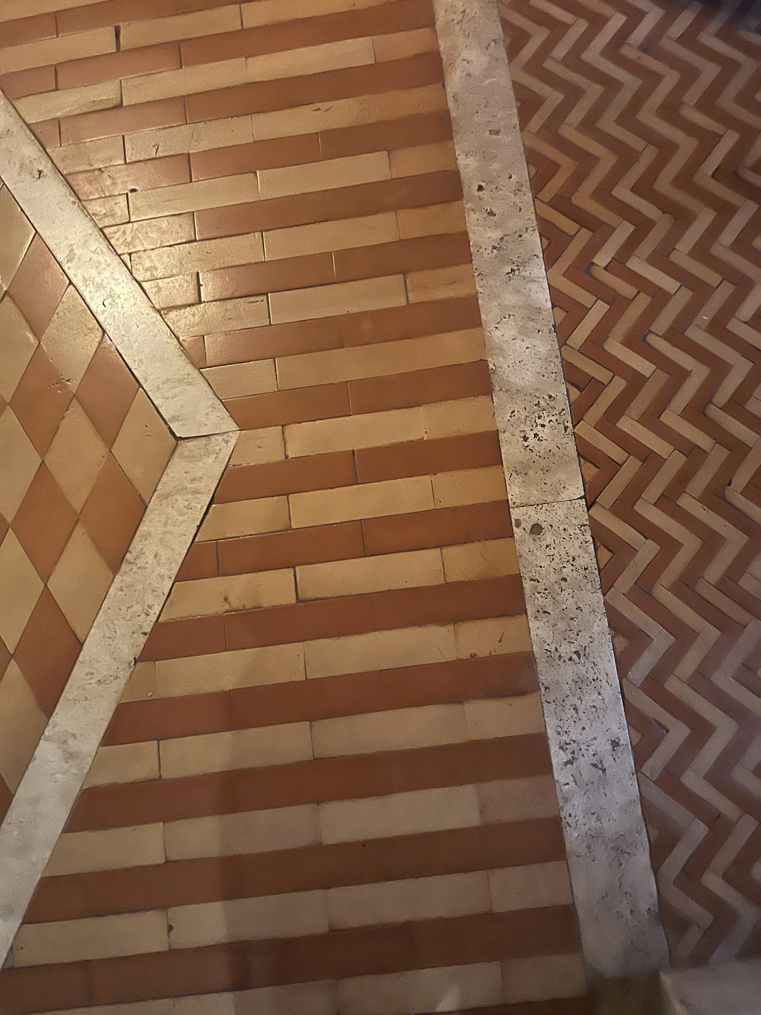 Italy knows how to rock a stripe. This from a floor of a cathedral.