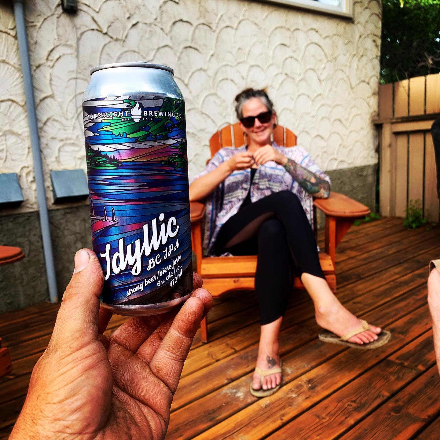 Tip of the day:  The only time we help friends with backyard jobs is when we know they have good beer. 😉. Thanks @kamper191 for the great beer and even better times.