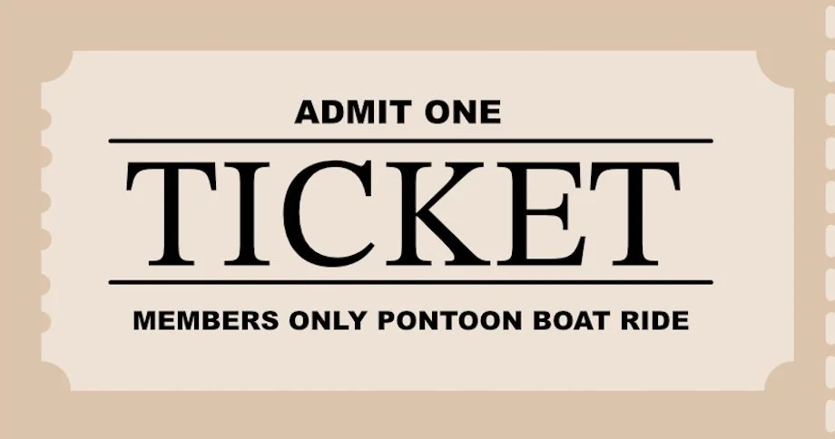4pm Pontoon Boat Ticket (FREE)