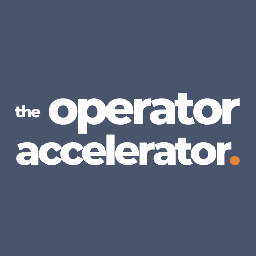 The Operator Accelerator - White on Light Blue SQUARE.png