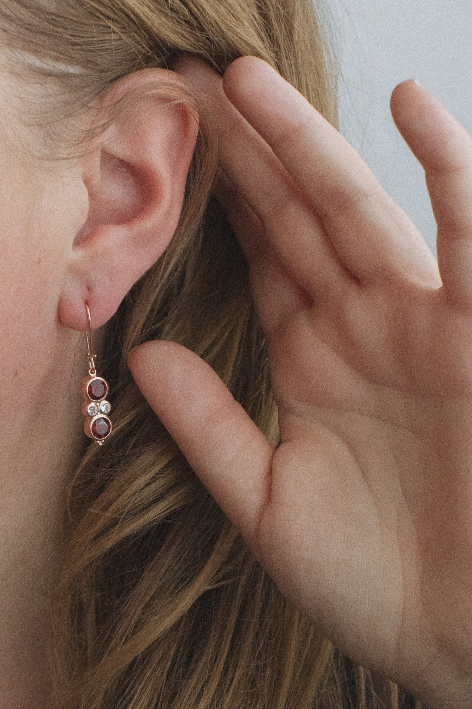 The Irene Earring | Rose gold
