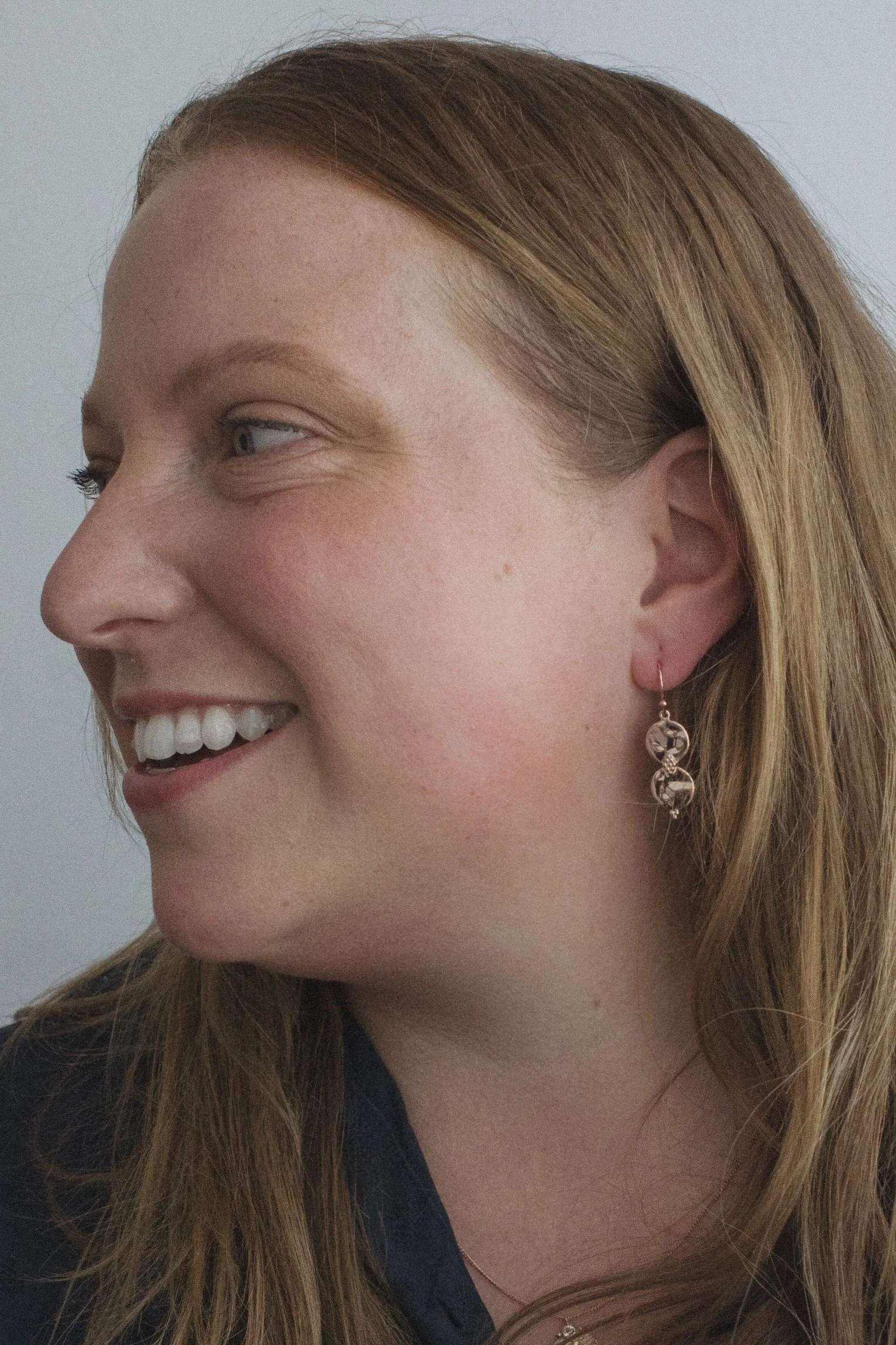 The Freya Earring | Rose gold