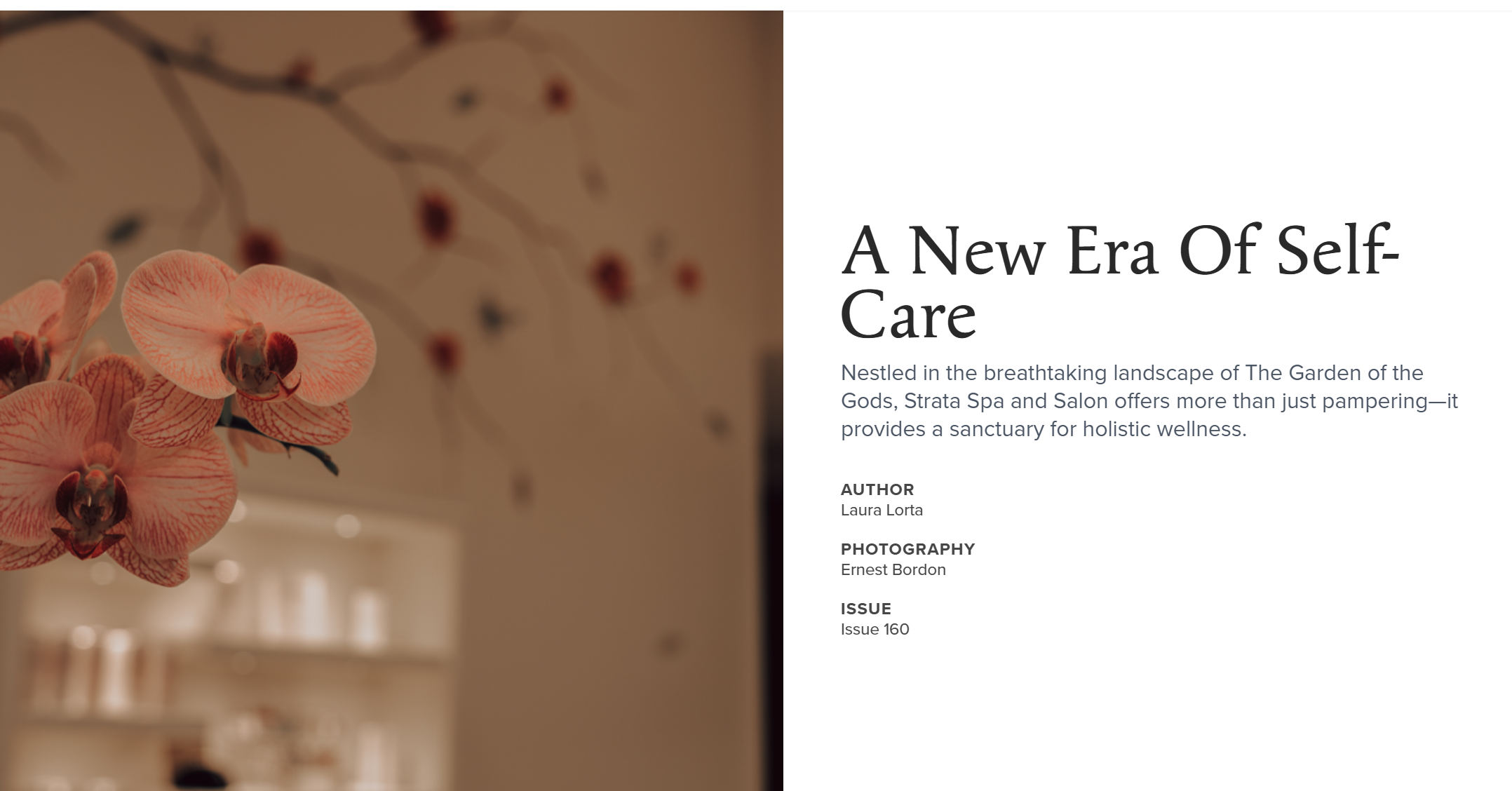 A New Era of Self-Care: A feature in Colorado Springs Magazine about Strata Salon & Spa