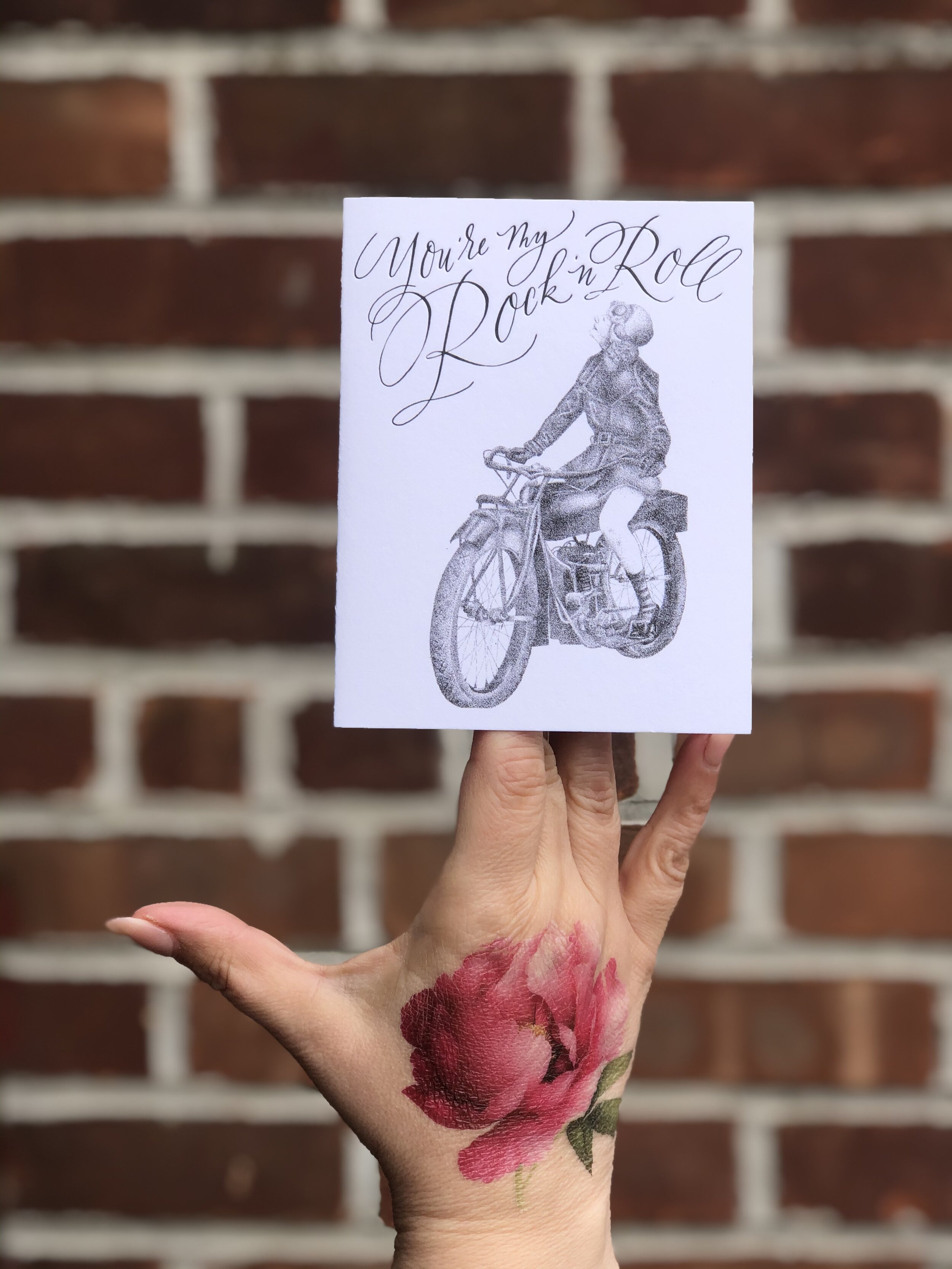 You're My Rock 'n Roll Card