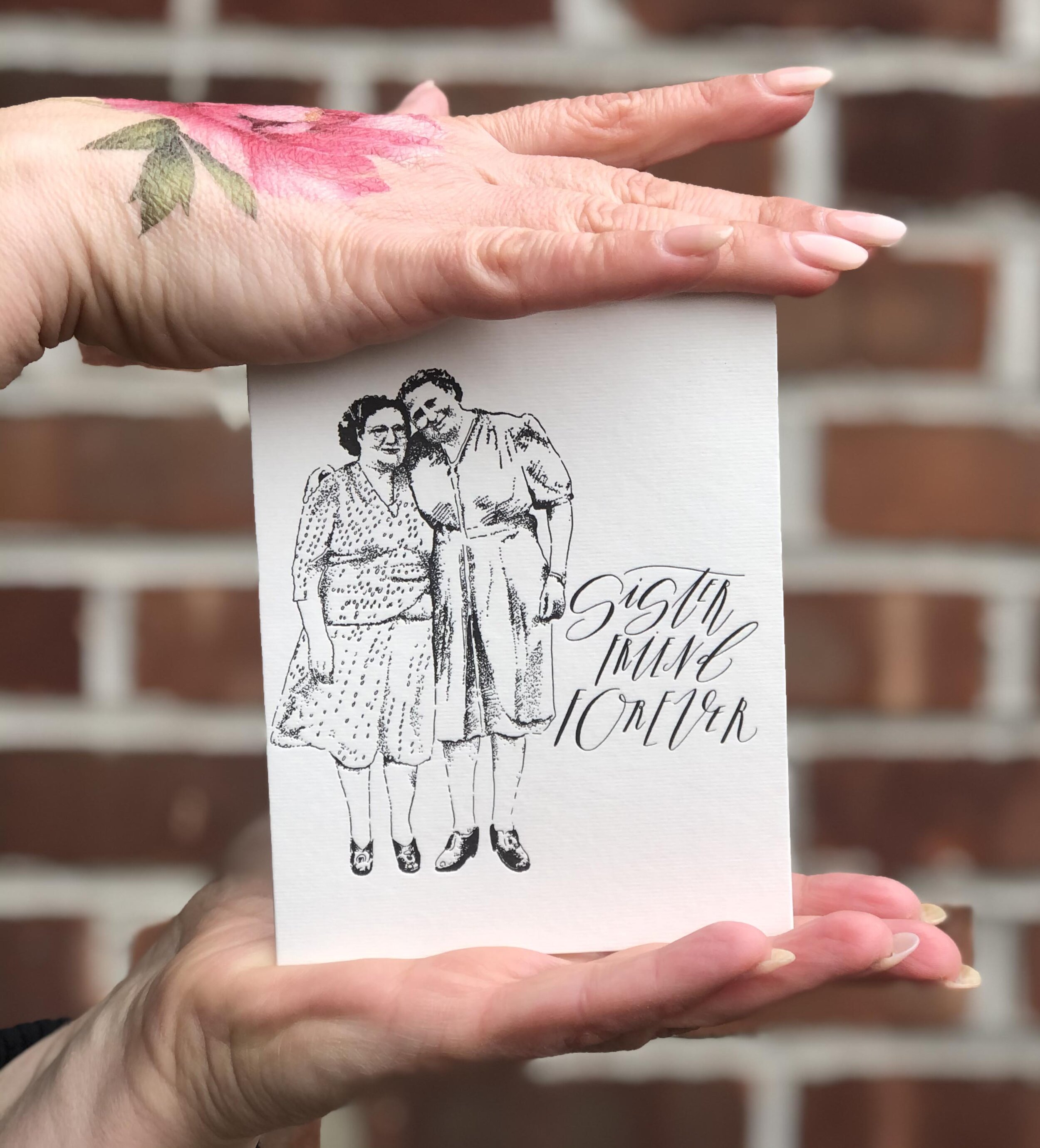 Sister Friend Forever Card