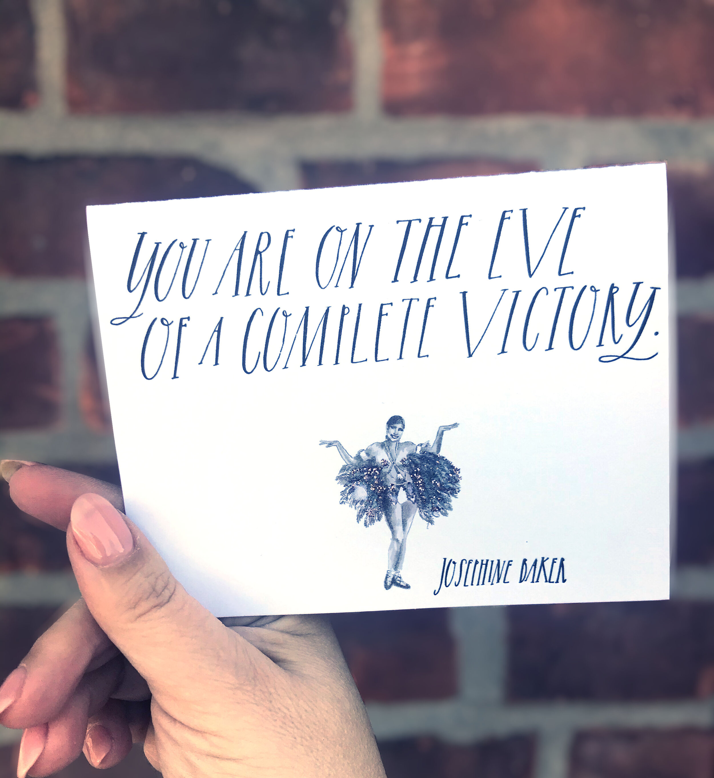 Victory - Josephine Baker Card