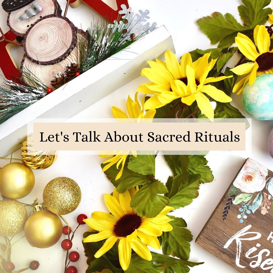 So what are these things that The Grace Lab calls &ldquo;sacred rituals&rdquo; anyway? 
.
Good question. This past weekend, I was in funk &mdash; in part due to the one year lockdown anniversary. I was in low spirits, and in that place I turned to on