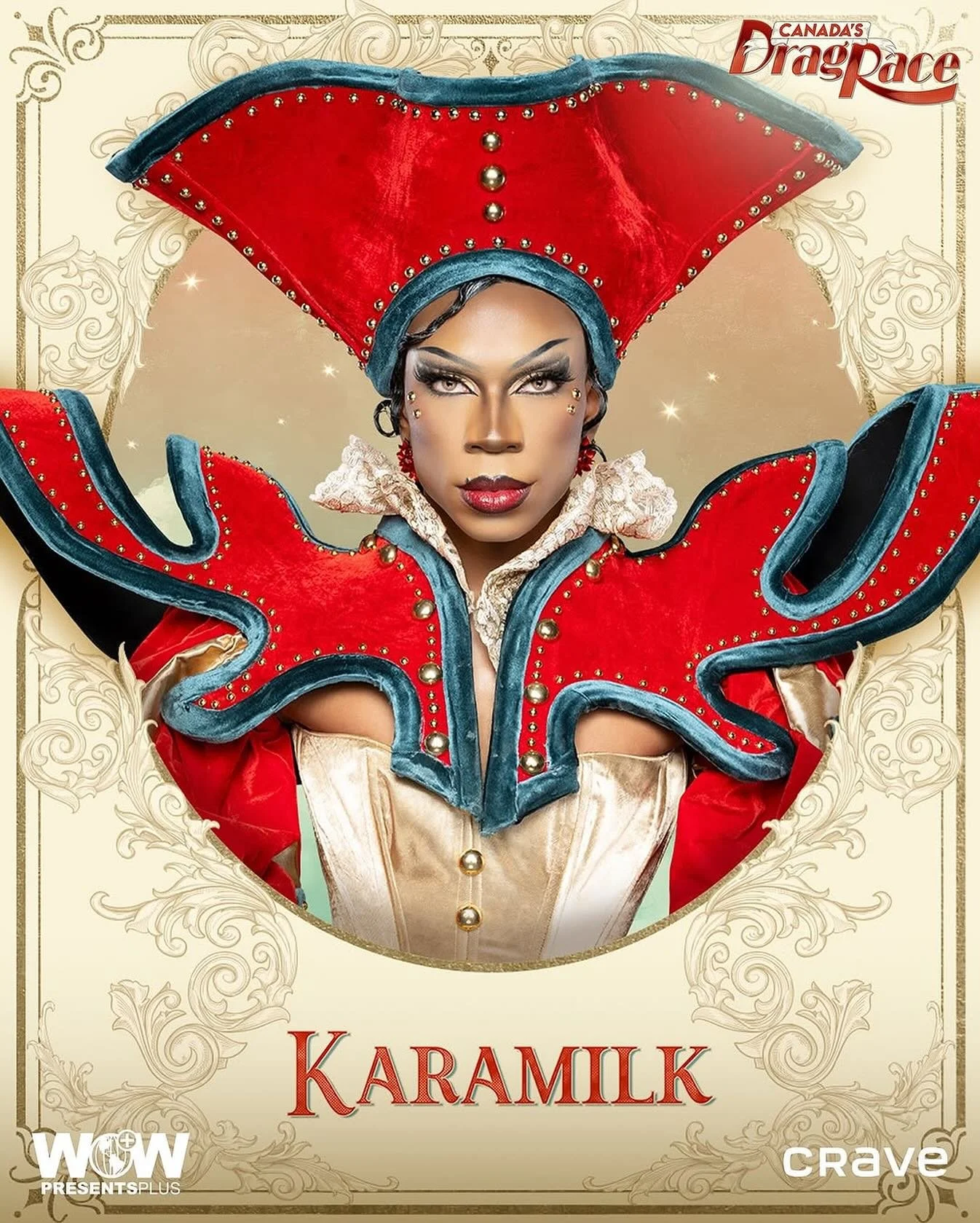She’s here for your entertainment! We’re so excited and proud to see @karamilk.queen taking the spotlight on @canadasdragrace season 6!!!
Thrilled to be with you on this journey ❤️