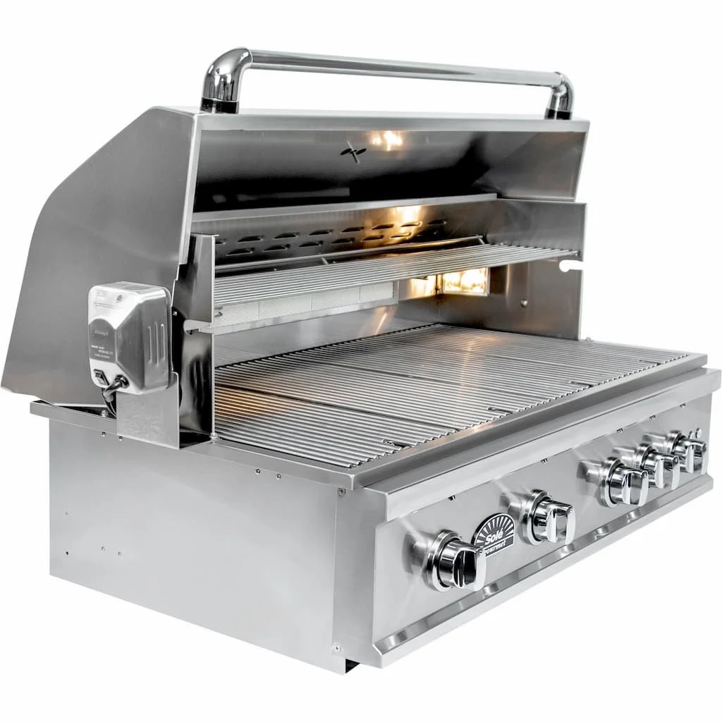 Solé Gourmet 38" TR Series Buildin Grill 5 Burner w/Lights
