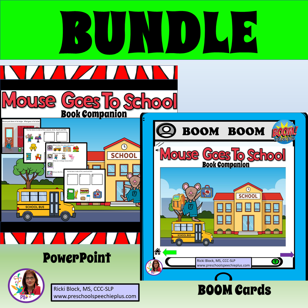 MOUSE GOES TO SCHOOL BUNDLE