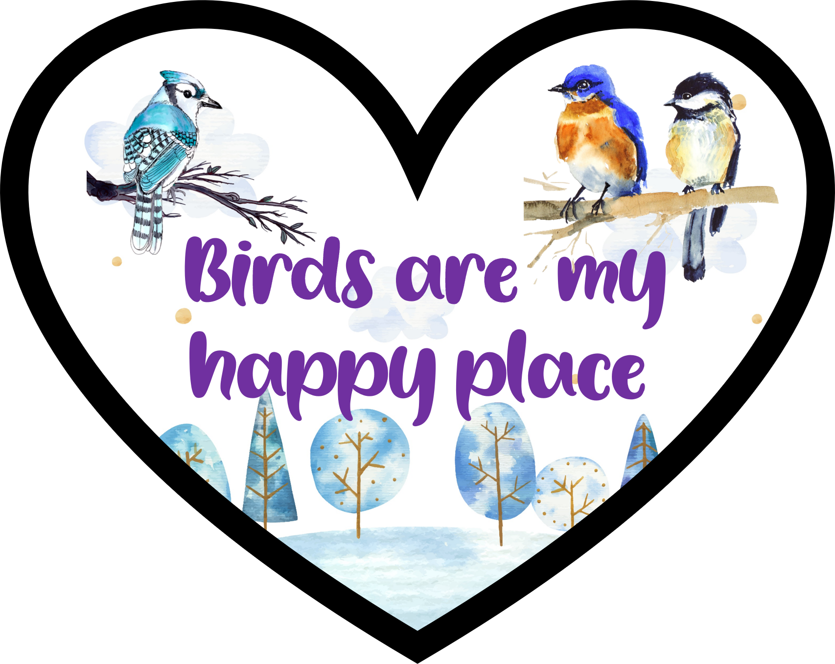 Pickleball Happy Place sticker — Preschool Speechie PLUS