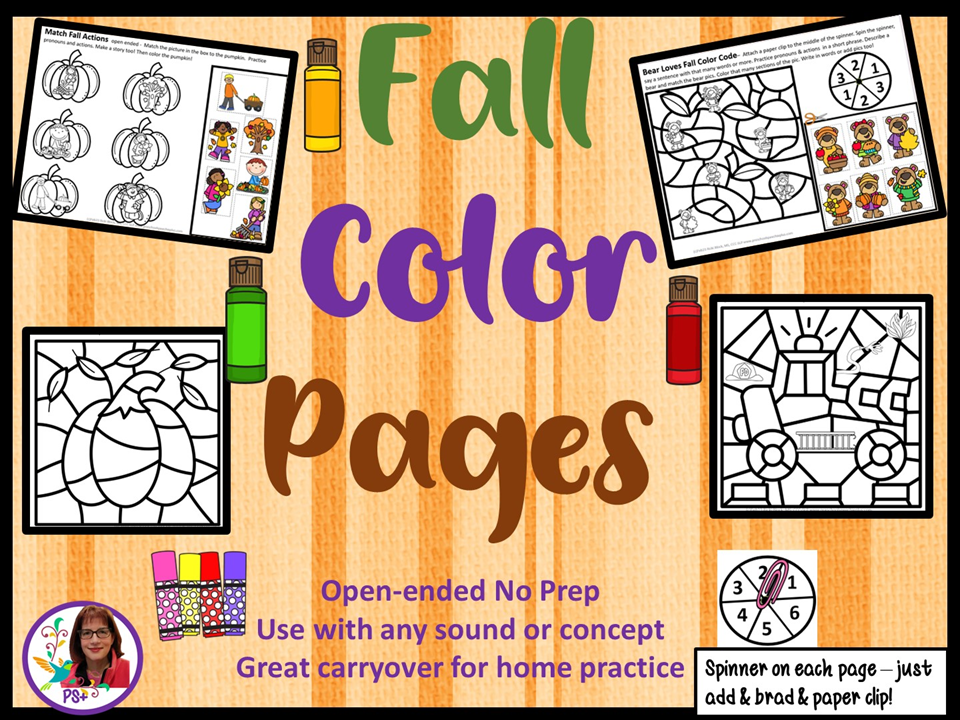 FALL COLORING PAGES