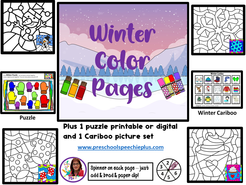 Winter Color Pages  