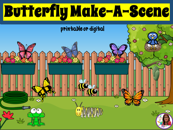 butterfly make a scene. 