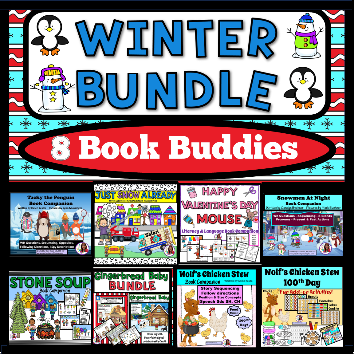 Winter Book Buddy Bundle