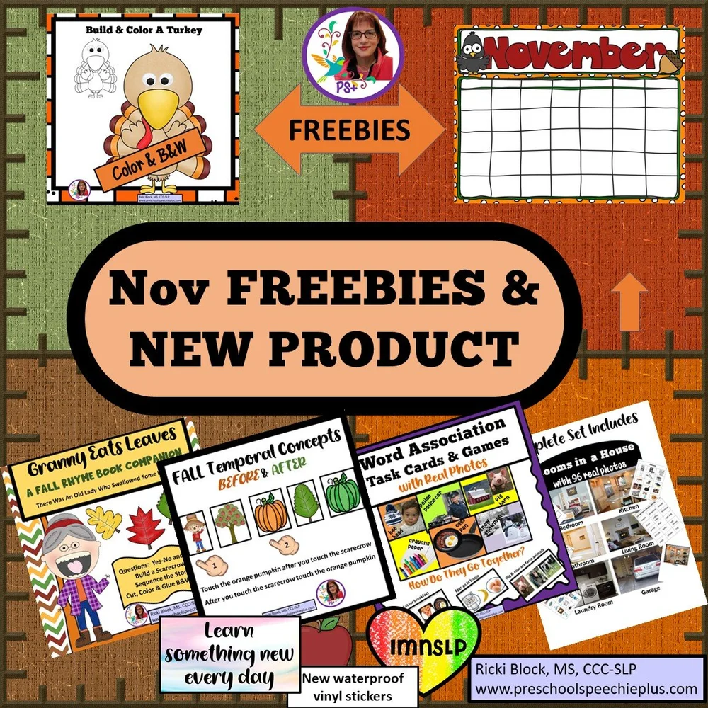 November 2021 — Preschool Speechie PLUS