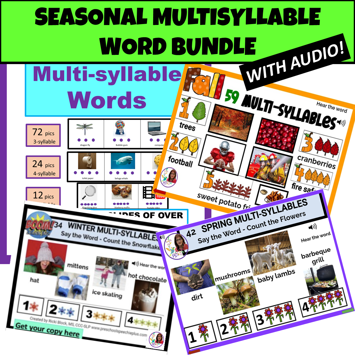 Multisyllable words for motor phoneme sequencing