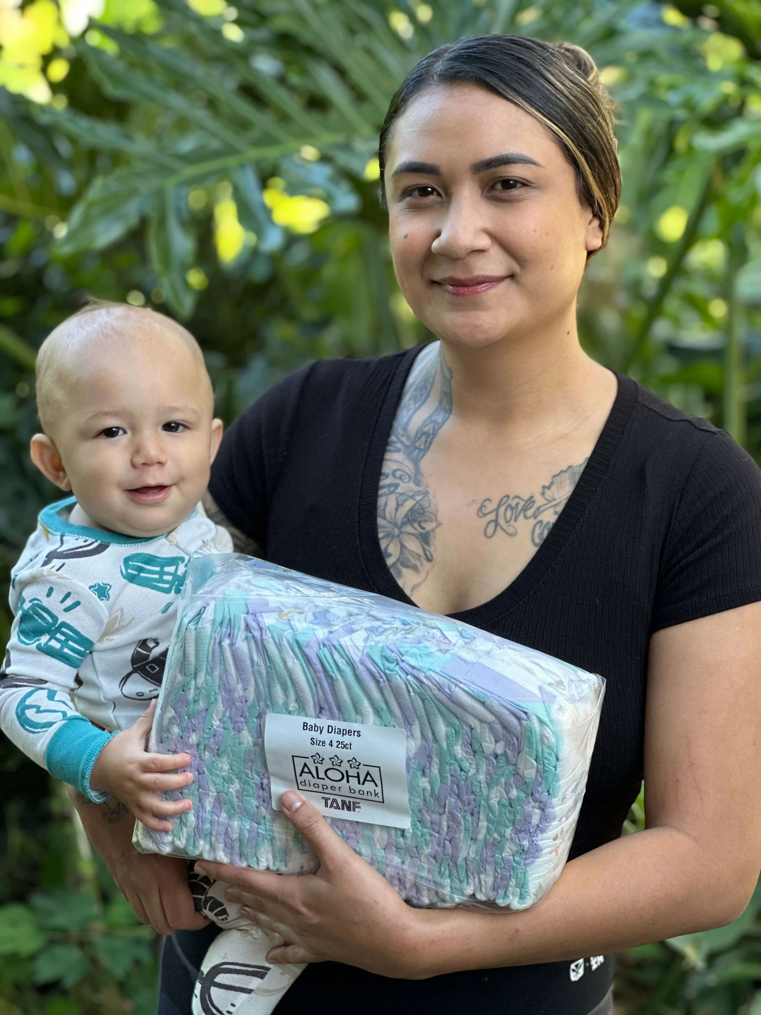 Mom Receiving Diapers