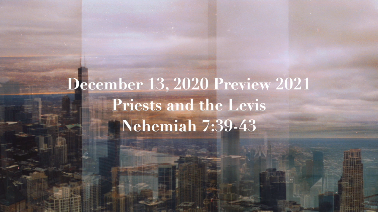 Pulpit Summary 12.13.2020