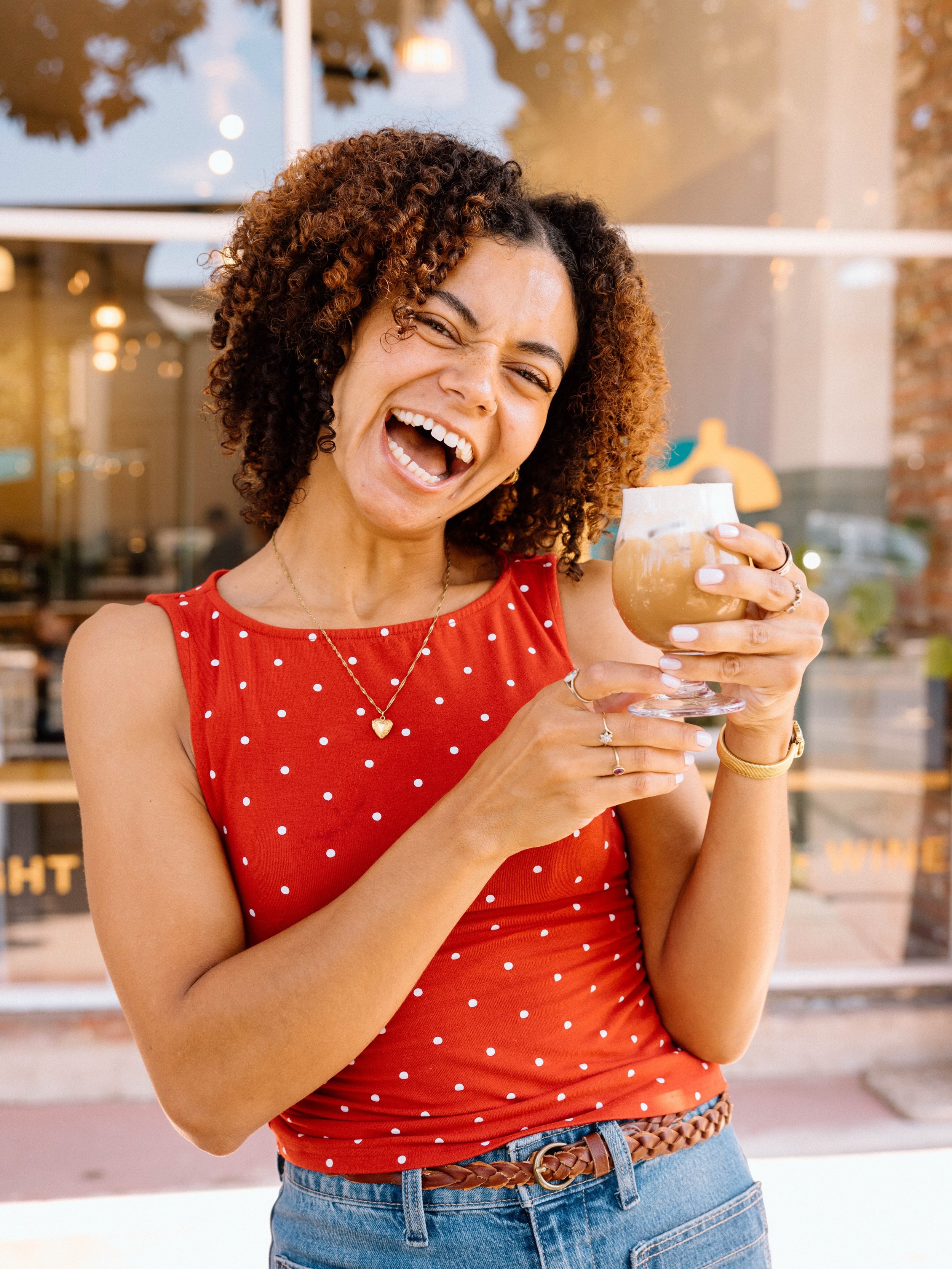 Say hello to Jenissa &amp; our NEW FALL MENU!🍂

🏕️S&rsquo;mores Latte
🧈Butterscotch Latte 
🍒Cherry Cola Espresso 
🎃Pumpkin Spice Latte 
🍊Orange Spice Latte 

Which one are you trying first?👀